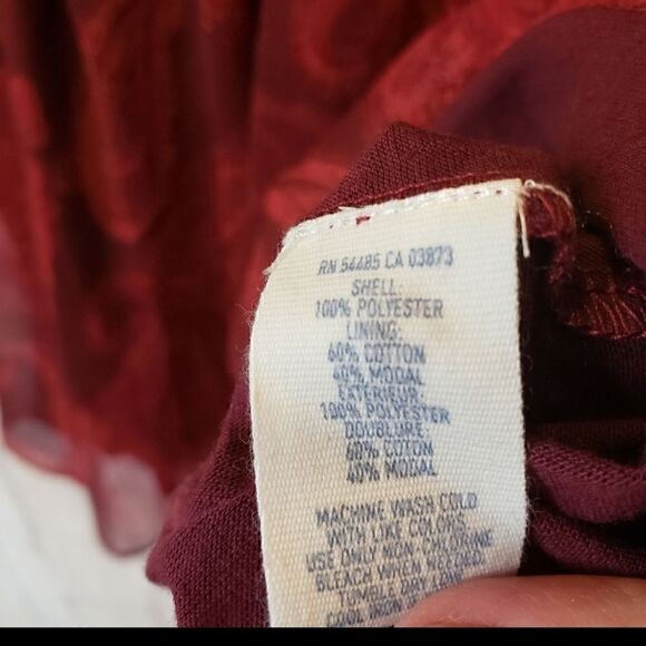 AERIE AMERICAN EAGLE Burgundy Mini Dress - Picture 8 of 11